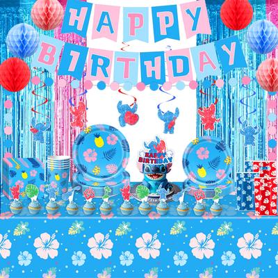 Neue Themenparty-Artikel Geburtstagsdekoration Party-Veranstaltungsort Layout Requisiten Geburtstagsflagge Spirale Tischdecke