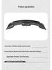 Ford Mustang GT500S Carbon Fiber Double-Layer Rear Spoiler & Diffuser Wing