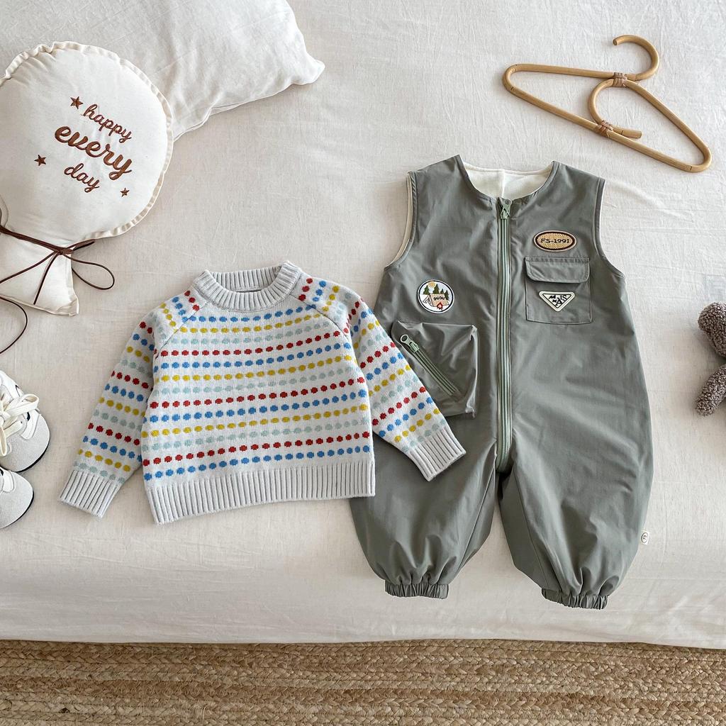 New Winter Thickened Sleeveless Baby Romper 2025 - Newborn Fashion Bodysuit