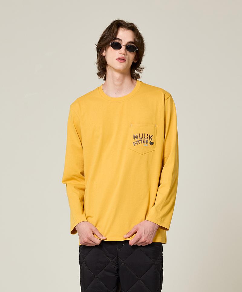 NUUKFITTER Long Sleeved Pocket T-Shirt [Mustard]