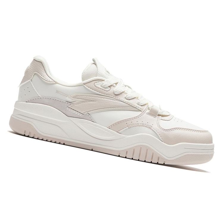 Anta Wave Shoes Durable Low-Top Skate Shoes Women sneaker White 922348003-7