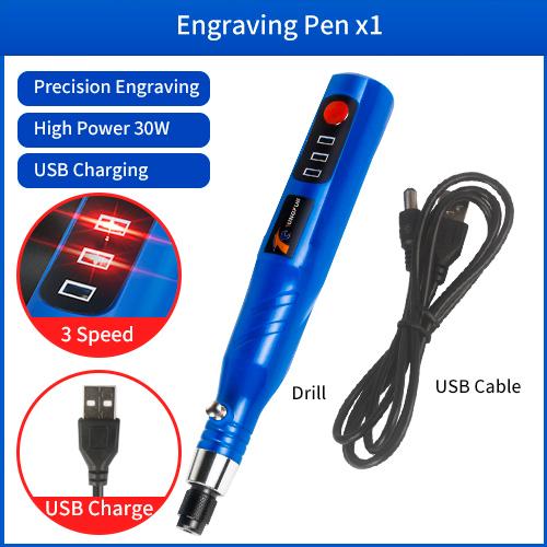 

30W 3 Speed Cordless Rotary Tool 3.7V Electric Drill Rotary Tool for Engraving, Sanding, Polishing, Carving, Cutting, DIY Crafts