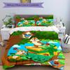 3pcs Disney Chip & Dale Adventure Bedding Set, Including 1 Quilt Cover and 2 Pillow Shams, Without Filling, Soft and Comfortable Home Bedroom  S033