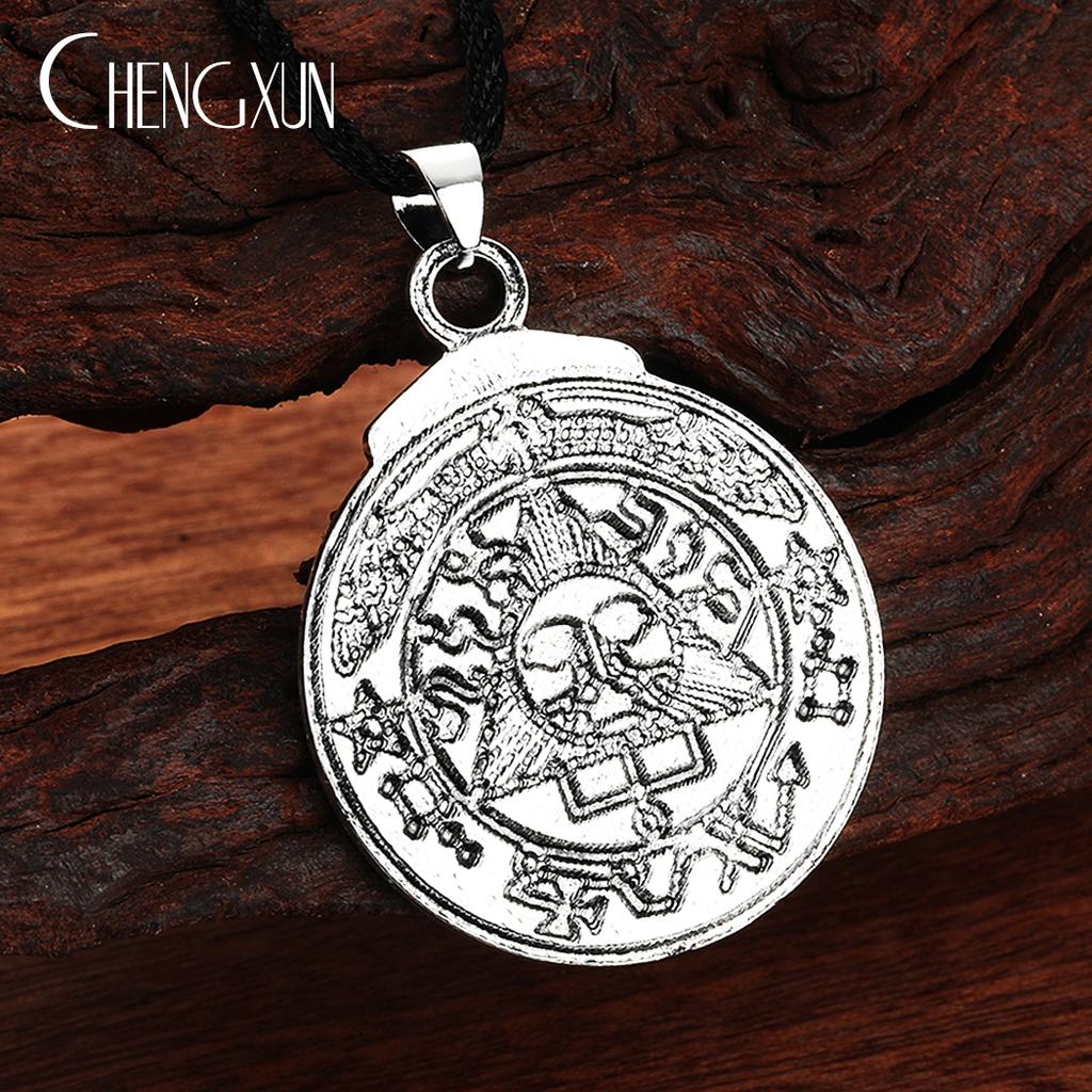 Viking Triple Horn Triskelion Necklace Men Women Multiple Punk Gothic Style Norse Amulet Pendant Slavic Talisman Jewelry for Boy