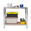 Metal Warehouse Shelving Unit Set of 2 Pcs 174 X 80 X 40 Cm Plonos Pl-701