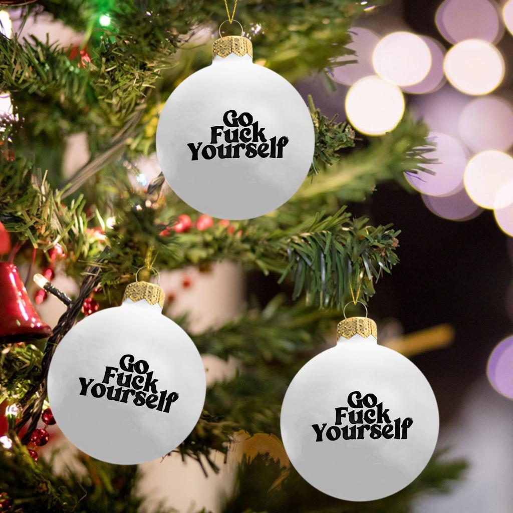 12pcs Large Handmade Black Christmas Balls Ornament, New Christmas Tree Decorations,-proof Xmas Decor, Christmas Holiday Party