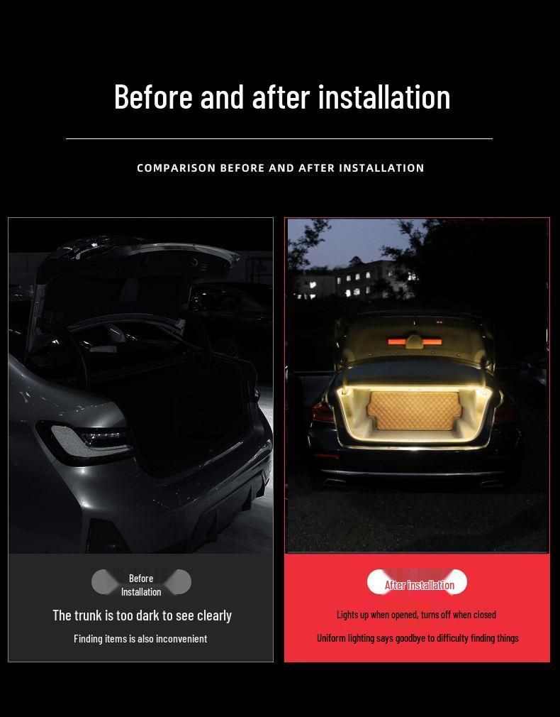 Geely Xingyue L Tailgate & Interior Ambient Trunk Light for Boyue L, Galaxy E5, L7, and Starship 7