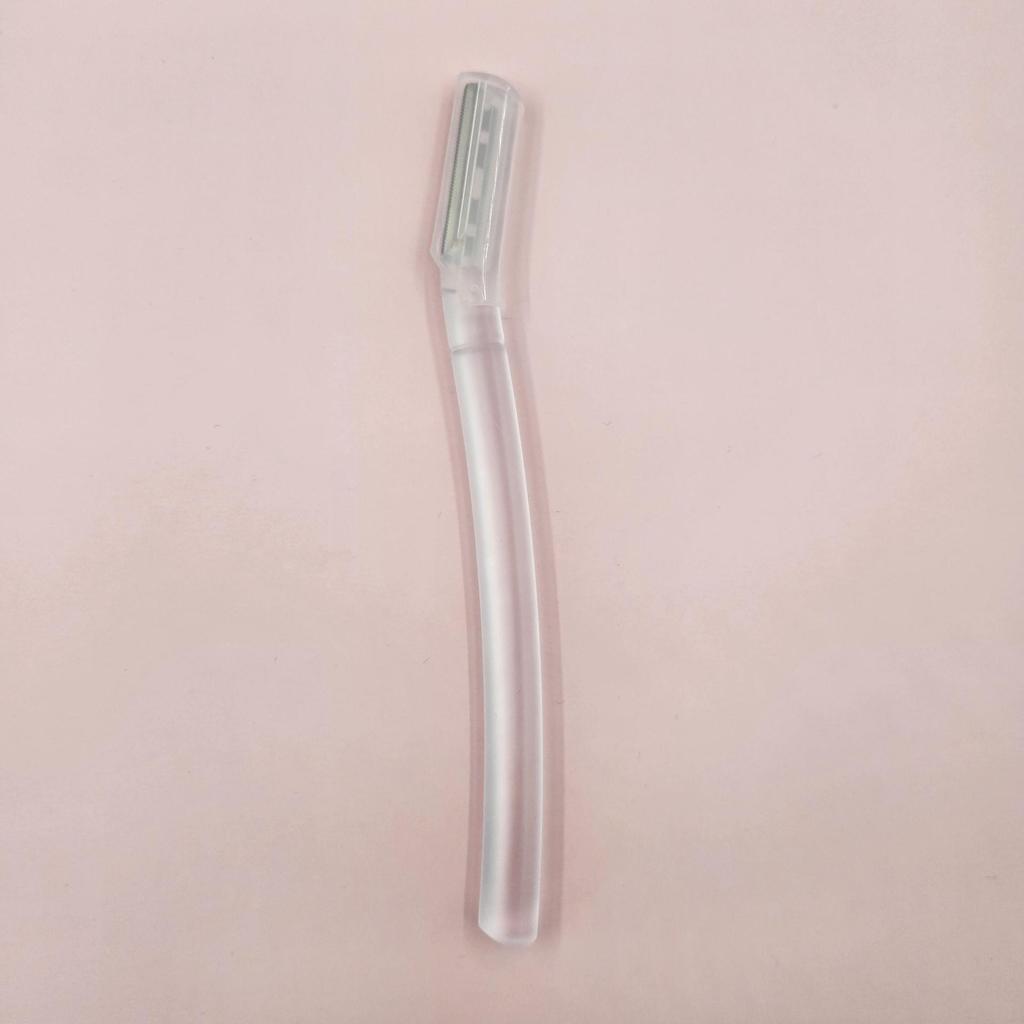Portable Eyebrow Razor for Women with Protective Cover - Gentle Stainless Steel Blade