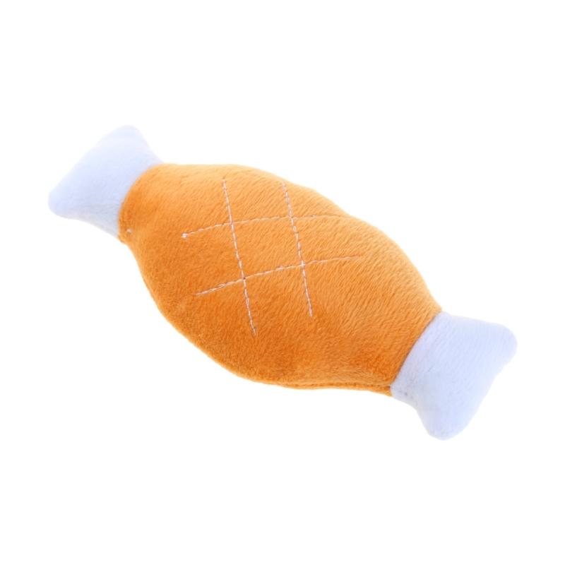 Pet Dog Chew Toy Doggy Plush Chicken Leg Toy Dogs Soft Teething Toy Aggressive Chewers Bone Toy Puppy Interactive Gift