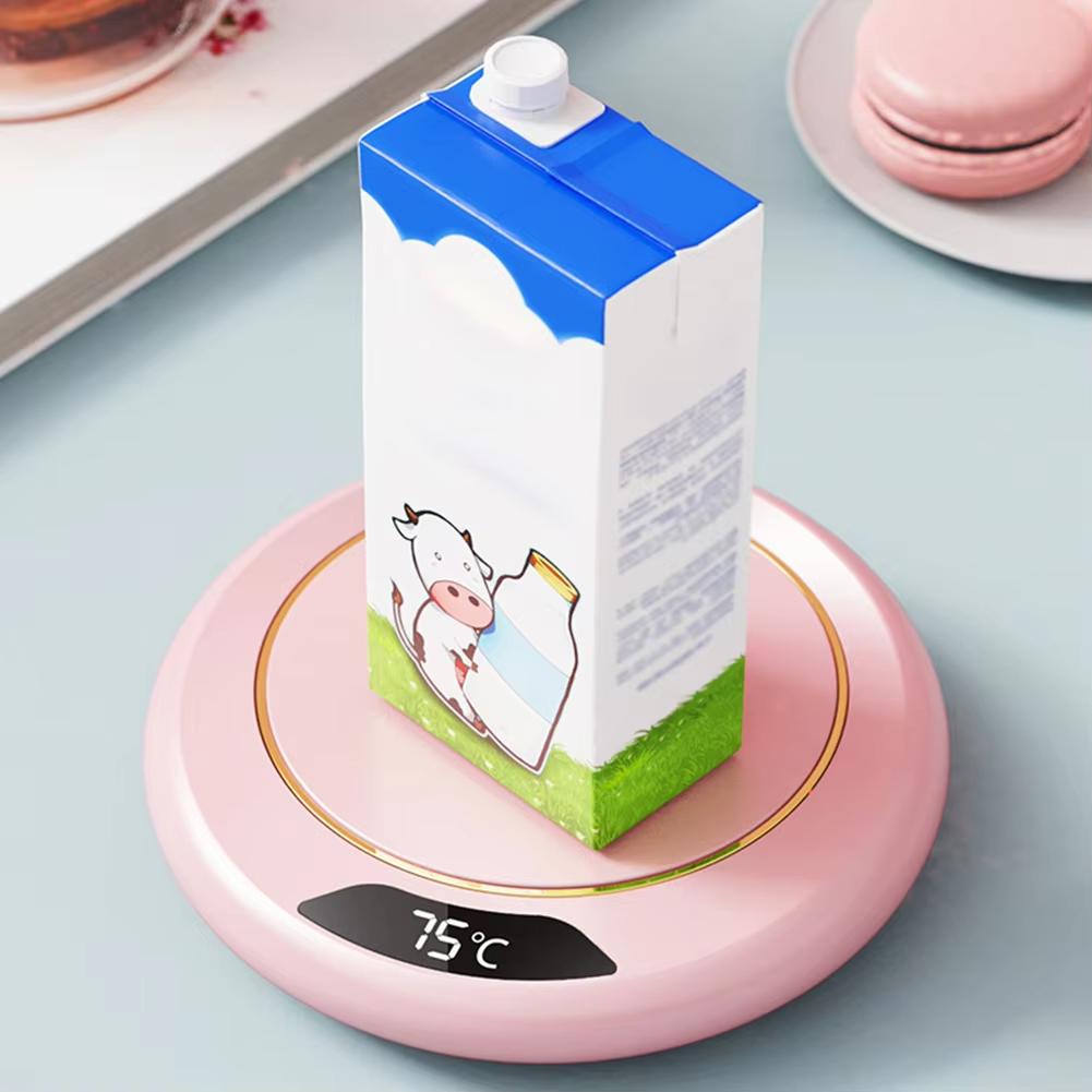 Coffee Mug Warmer USB Desk Mug Warmer Temperature Setting Electric Beverage Milk Tea Water Heating Pad Thermostat Coaster