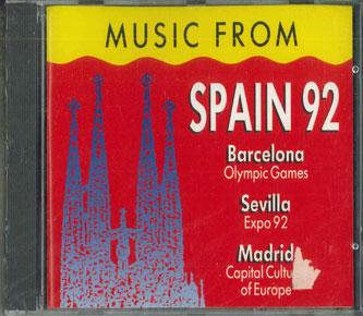 

CD VARIOUS - Music From Spain92 MD0102 MELODY 1992 Spain Latin Used