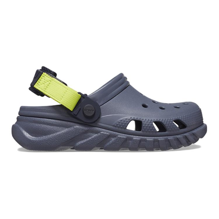 Crocs Comfortable Versatile Non-Slip Shock Absorbing Sandals Kids Sandals Deep-Blue 208774-4EA