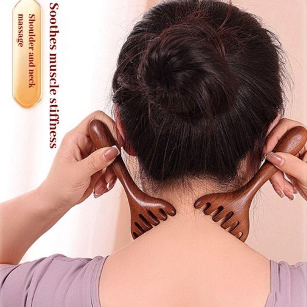 Anti-static Head Meridian Massage Comb Six-Claw Back Scratcher  for Promote Blood Circulation