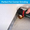 5pcs Carbide Grit Triangular Carbide Blades Triangular Shape Multitool Saw Blades  Grinding
