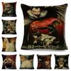 Death Note Cushion Cover Decor Cartoon Classic Anime Print Pillow Case Polyester Pillowcase for Sofa Home Children Room 45x45cm