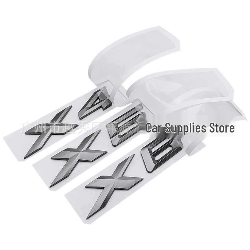 BMW X Serie Auto Logo Kofferraum Heck Emblem Aufkleber für X1-X7 & GT Modelle