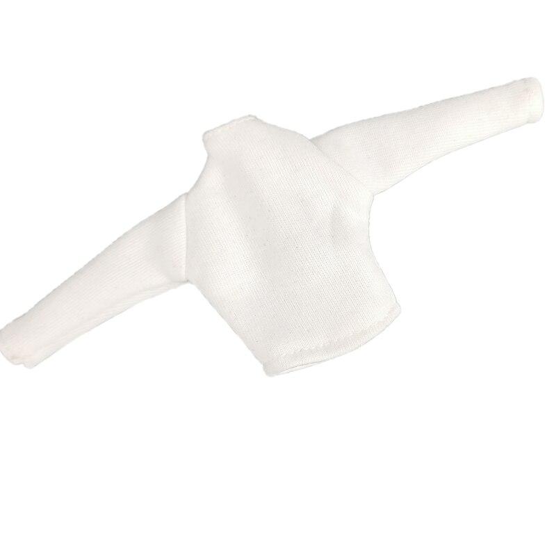 

Модная рубашка с высоким воротом и длинными рукавами для куклы Барби, базовые рубашки, одежда для блузки Blythe, кукла Момоко 1/6, аксессуары для кукол, игрушки