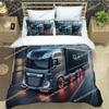 Set Biancheria da Letto Stampata Retrò Camion DAF 3D Set di Biancheria da Letto Raffinato Copripiumino Set Copripiumino Set Biancheria da Letto Lusso Regalo di Compleanno