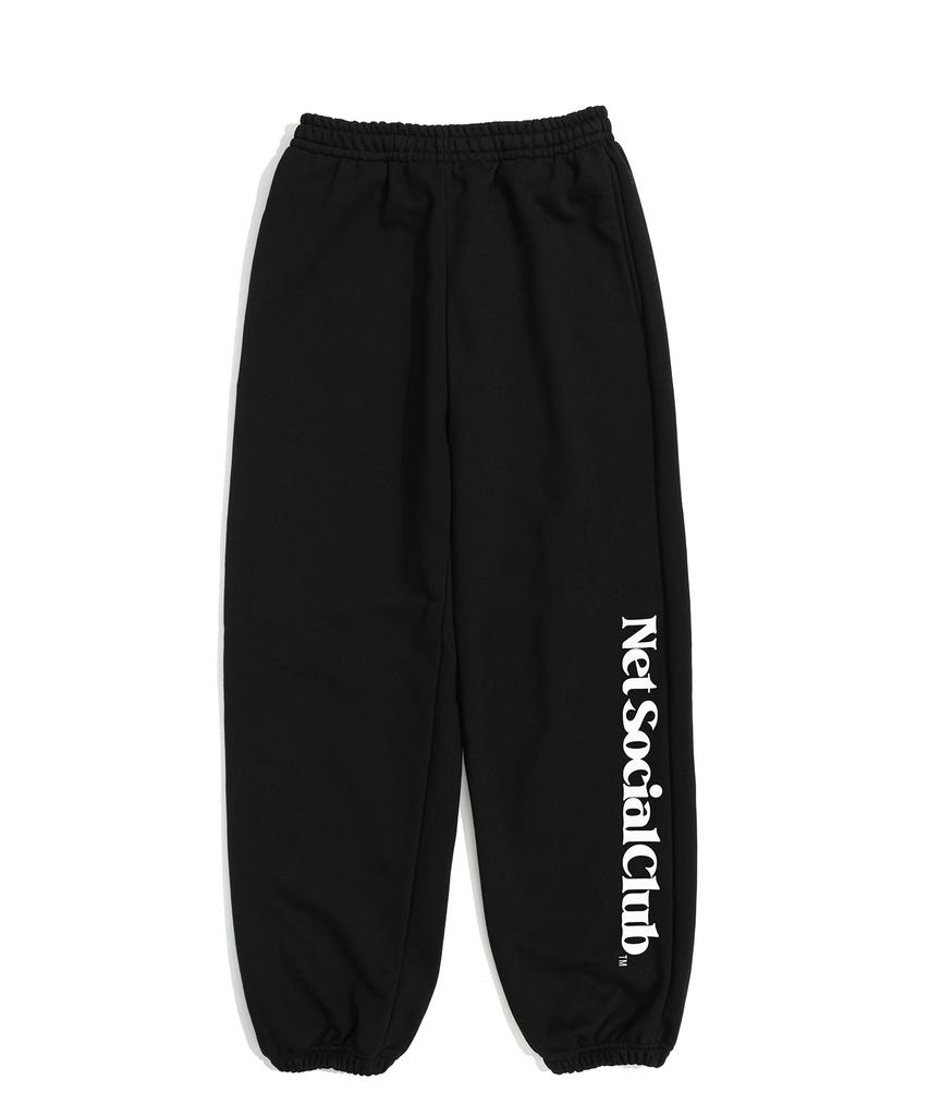 NET SOCIAL CLUB Side Logo Jogger Pants (Black)