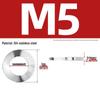 304 Stainless Steel Double Stack Self-Locking Washer with 65Mn Manganese, Anti-Loosening, Double-Sided Tooth Layer