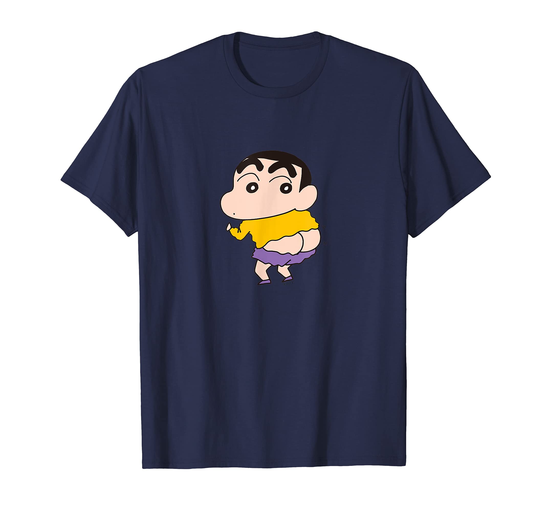 

Crayon [Manga] Shin-chan Shin-chan butt-out T-shirt синий