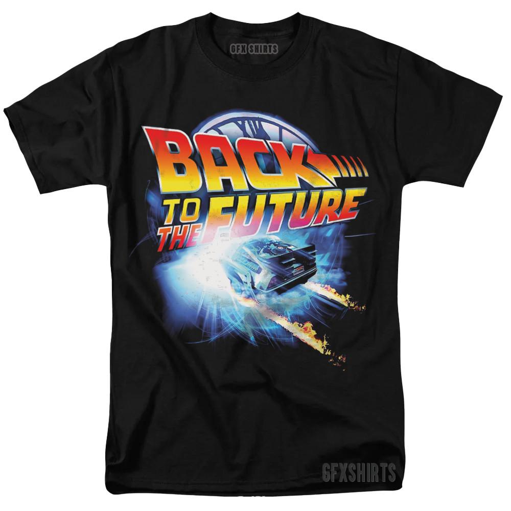 Back To The Future Shirt Delorean Classic Movie Vtg Poster Promo Design T-Shirt Unisex T-Shirt XXL