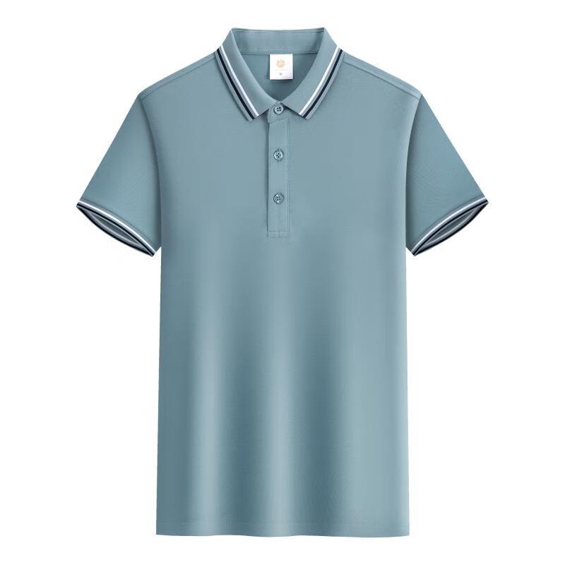 BuZhiYi Men's Business Casual Quick-Dry Polo Shirt