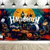Spooky Cartoon Halloween Backdrop Cute Cat Ghost Happy Halloween Banner Halloween Backgrounds for Kid Photography Party Supplies327