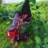Zahrada Trávník Závěsný Halloweenský Hororový Přívěsek Figurka Čarodějnice Ozdoba Dekorace
