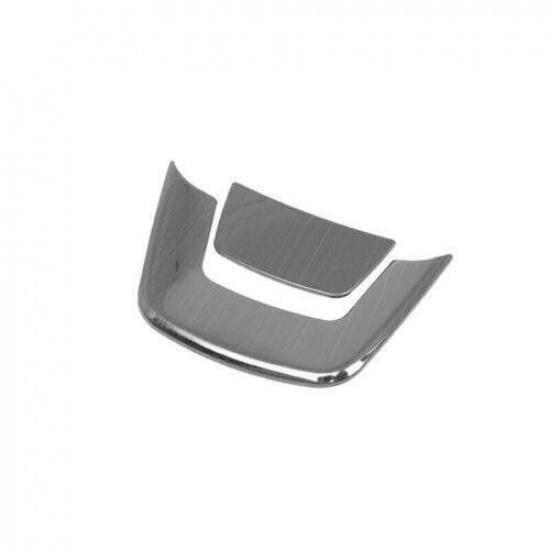 For Toyota Highlander 2020-2023 Black Titanium Steering Wheel U-type Cover Trim