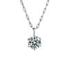 Moissan Pendant Necklace Women's Ins Niche Design Sense Collarbone Simple Accessories