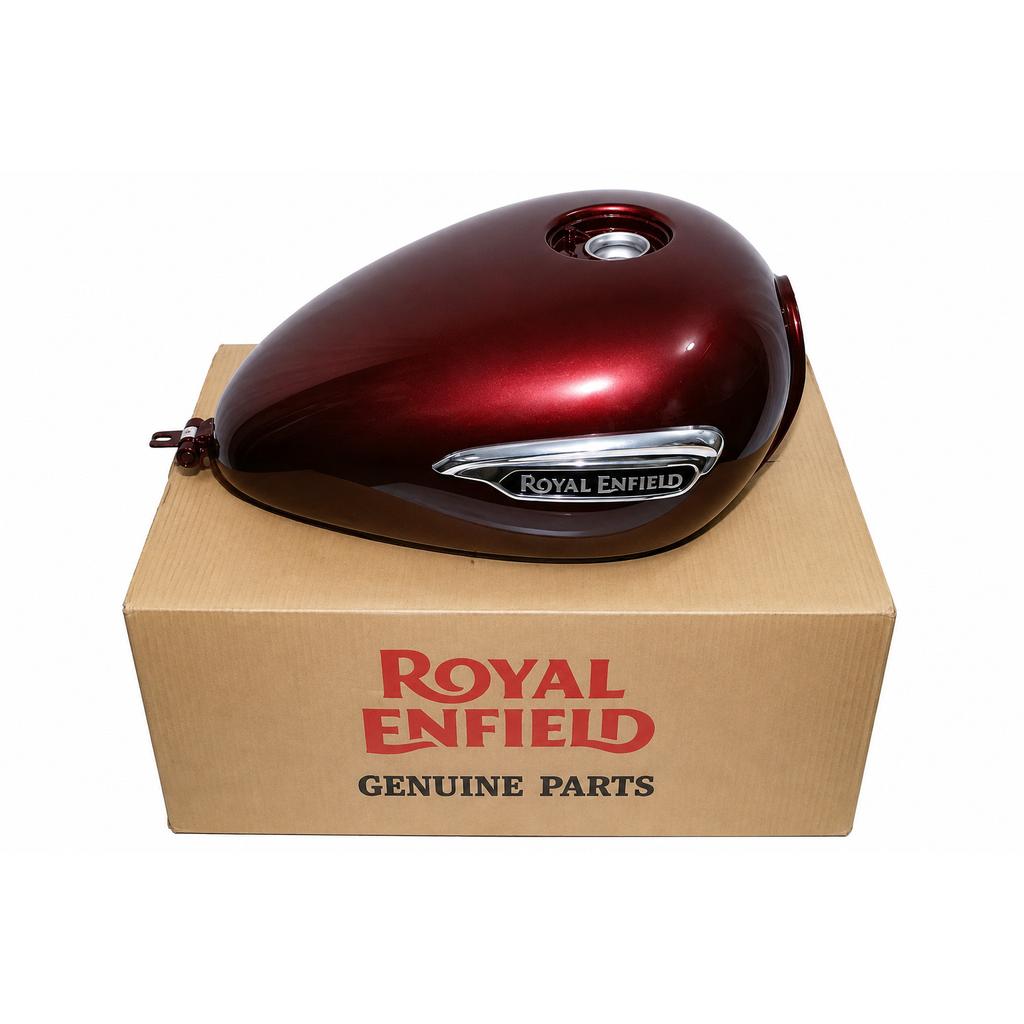 Royal Enfield "Meteor 350cc" "FUEL TANK" WITH STICKER STELLAR RED