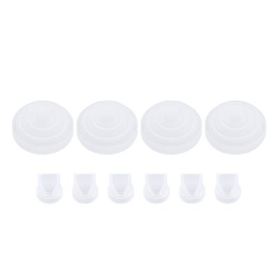 6pcs Duckbill Valves And 4pcs Membrane Prevents Backflow Washable Compatible Breastpumps Parts For M5