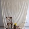 2.45m Extra-Wide Beige Photography Backdrop in Korean Minimalist Style Cotton Canvas
