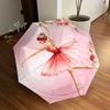 1pc BallerinaFloral Themed High-quality Umbrella,Automatic Opening and Closing Umbrella,Multi-functional Umbrella G0811048