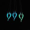 Colliers Punk Pendentif Loup du Nord Lumineux Bijoux de Fête Cadeau pour Femmes