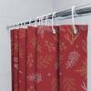 Luxury Christmas Shower Curtain Floral Print Home Decoration Waterproof Red Bath Mat Set Decoration For Bathroom Red/Floral Desi