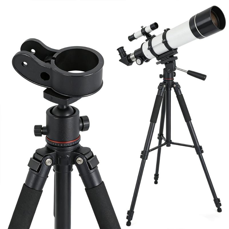Těžký kovový stativ pro teleskop s přídavnou miskou pro astronomický teleskop s nastavitelným designem a protiskluzovou základnou