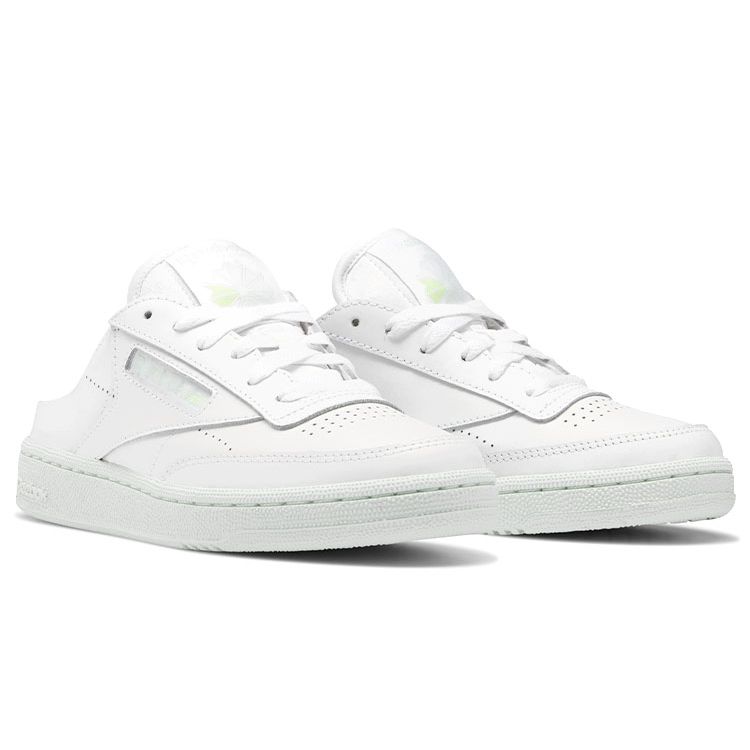 Reebok Club C 85 Mule White Aqua Dust Women Sneakers Footwear-White Energy-Glow GX2500