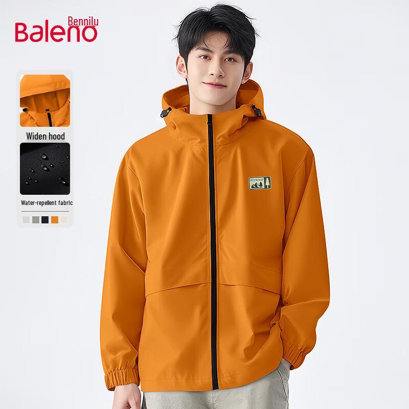 Baleno Men s Windproof Waterproof Hooded Jacket 2XL