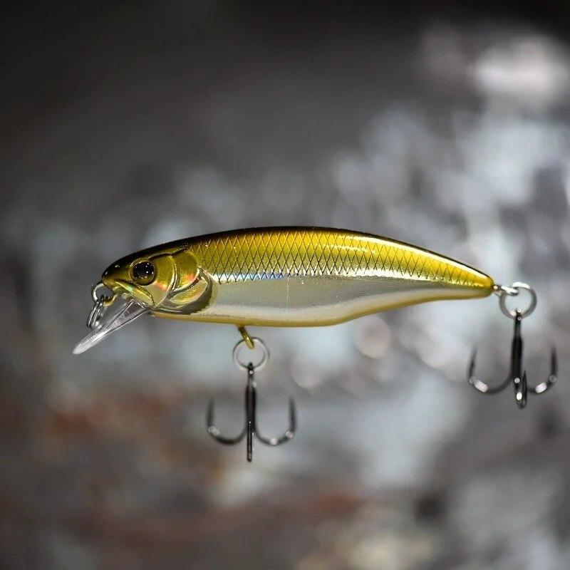 Giappone Modello Caldo Minnow Affondante Esche da Pesca 52mm Jerkbait Spigola Luccio Carkbait Wobblers Swimbait Esche Dure Professionali Accessori da Pesca Esca Spigola