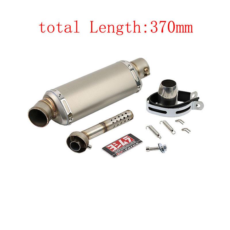 Universal 51mm Motorcycle Exhaust Jicun Muffler Motorcycle Exhaust Belt, Suitable for Yamaha PCX125 FZ1N Z900 CBR500R R6 R25 R3