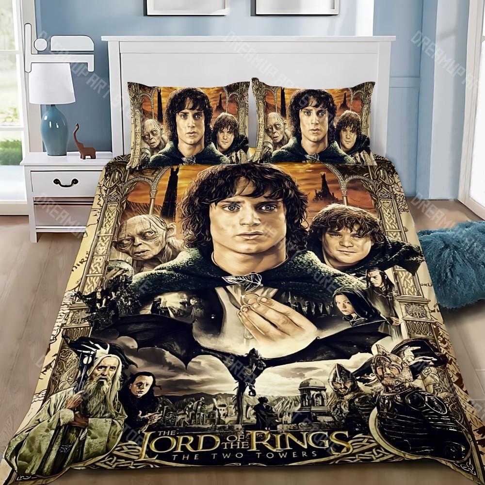 Movie L-LordS of the Rings Duvet Cover Pillowcase Bedding Set Adult Boy Girl Bedroom Decoration Children Gift Single Double Size