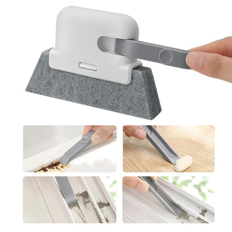 Door Groove Cleaning Brush Window Groove Cleaning Cloth Sliding Door Track Cleaning Tool Portable Hand-held Slot Clean Tools