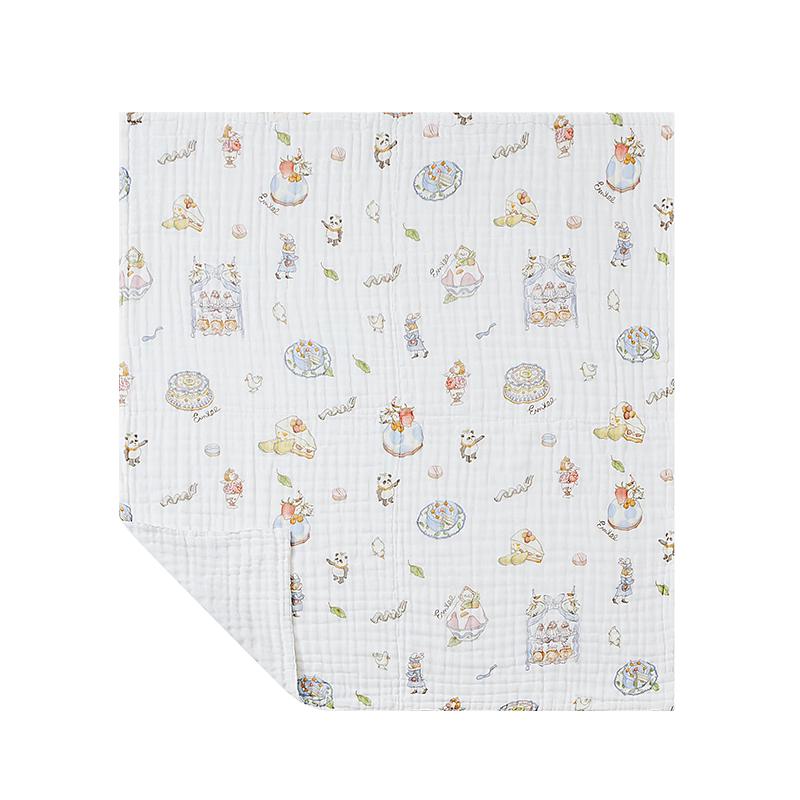 EMXEE Baby Pure Cotton Gauze Bath Towel