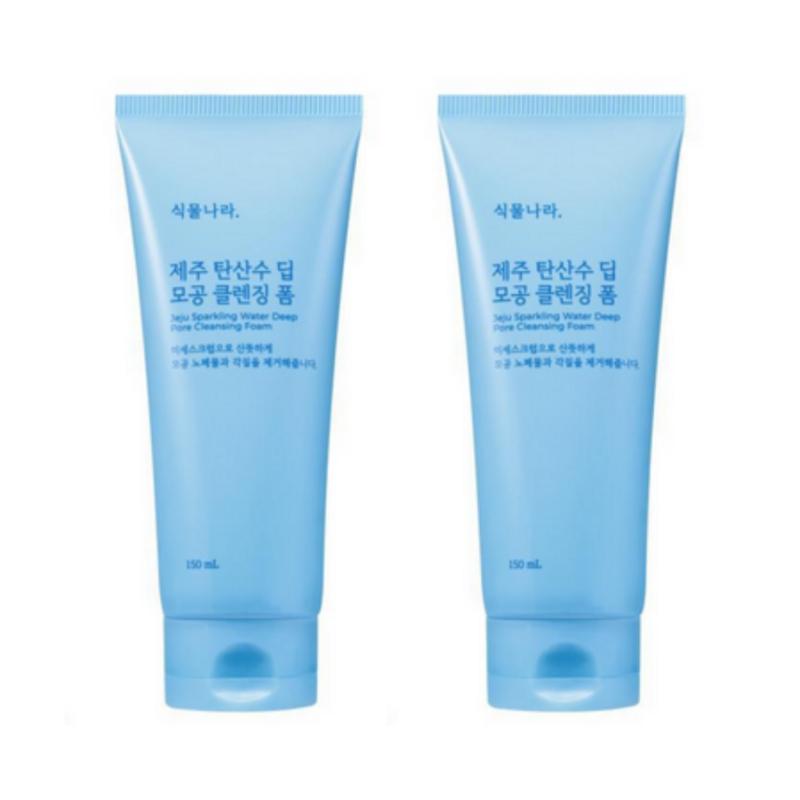 Plant Nara Jeju Sparkling Water Deep Cleansing Foam 300ml, 150ml, 2 pcs