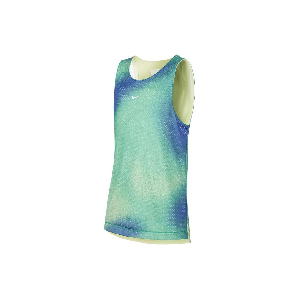 Nike Culture Of Basketball Letter Print Reversible Casual Vest Kids Tops Bright-Green FD4010-331