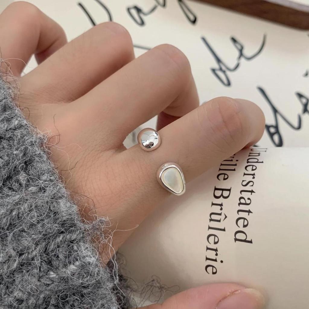 Trendy Women's Adjustable Water Drop Ring - Simple, Versatile, and Stylish