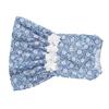 Dog Floral Dress Soft Comfortable Breathable Cute Doggie Princess Dresses for Wedding Party Light Bl