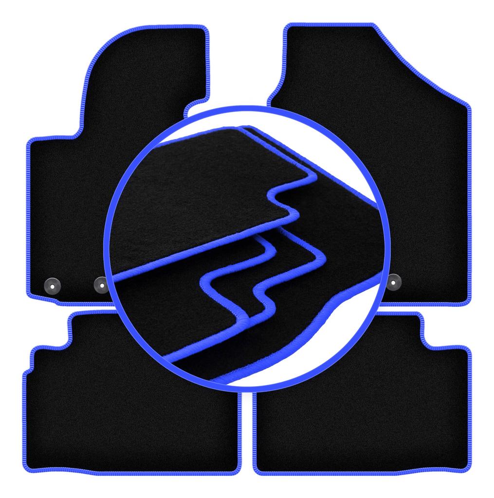 CARLUX-BLUE Car Mats For: Hyundai Tucson II SUV (2009-2015)